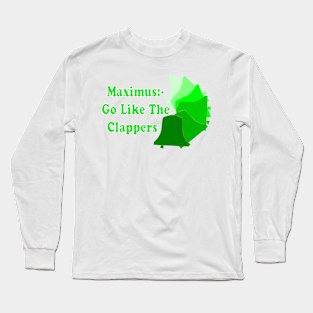 Funny Bellringing Slogan in green Long Sleeve T-Shirt